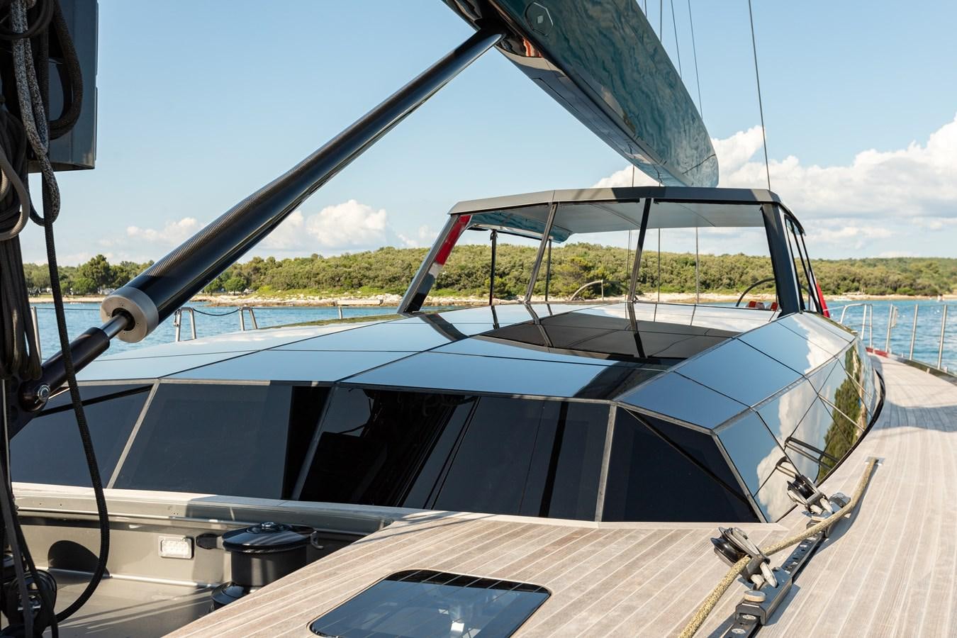 a boat on the water aboard WHIMSEA Yacht for Sale