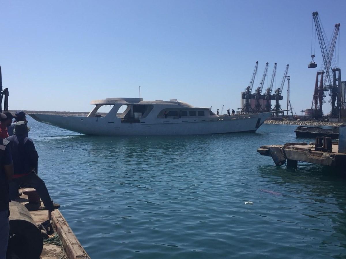 a boat in the water aboard GOELETTE 152 Yacht for Sale