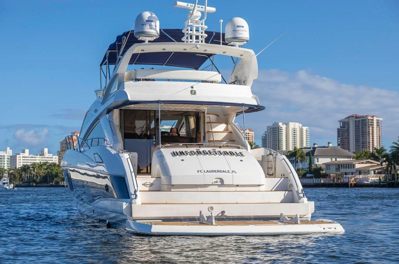 a boat on the water aboard UNFORGETTABLE Yacht for Sale