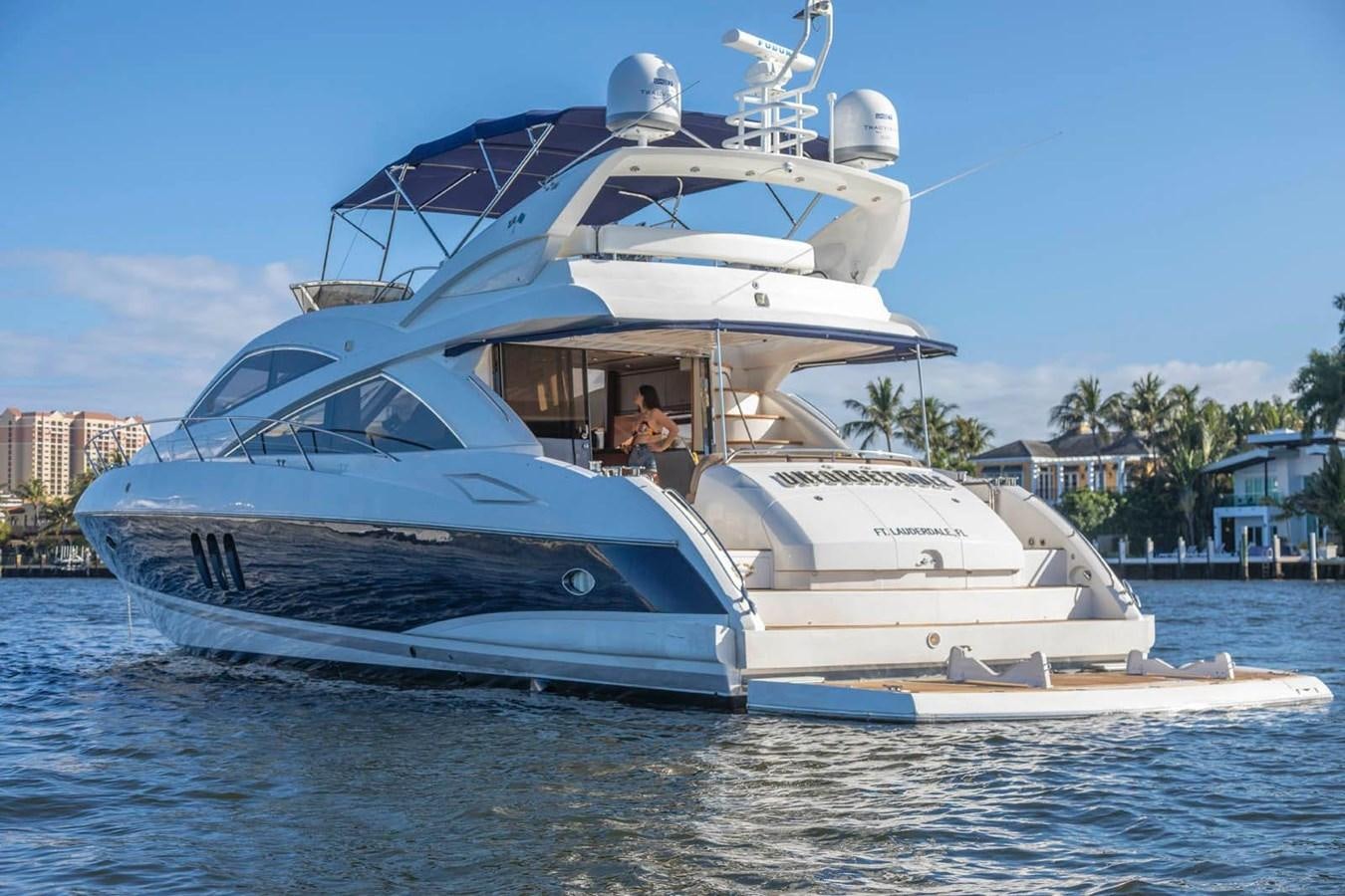 a boat on the water aboard UNFORGETTABLE Yacht for Sale
