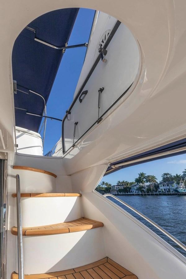 a boat with a bench on the front aboard UNFORGETTABLE Yacht for Sale