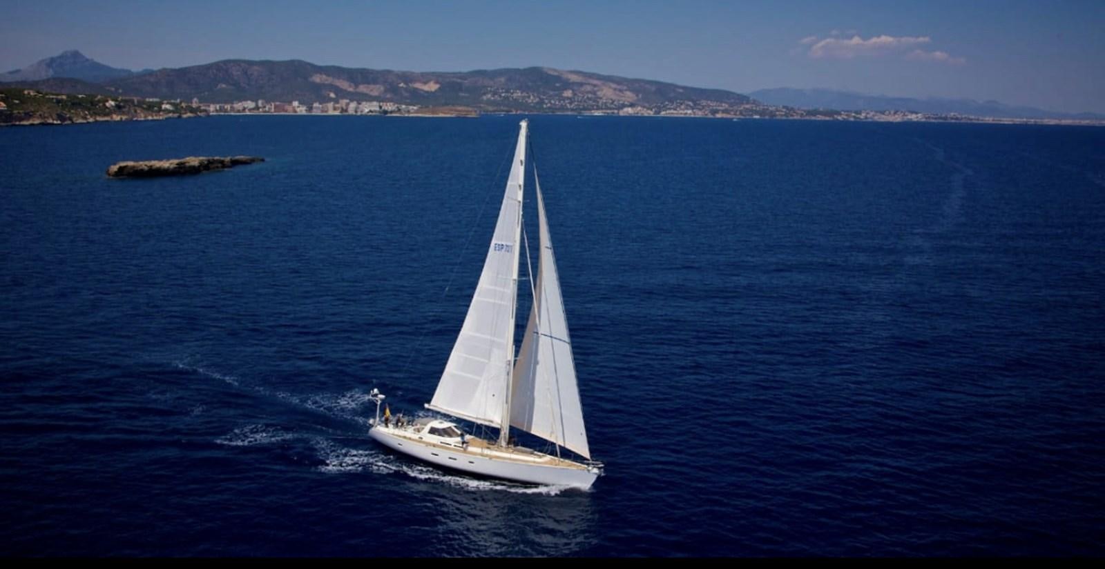 a sailboat on the water aboard OCEAN PHOENIX Yacht for Sale