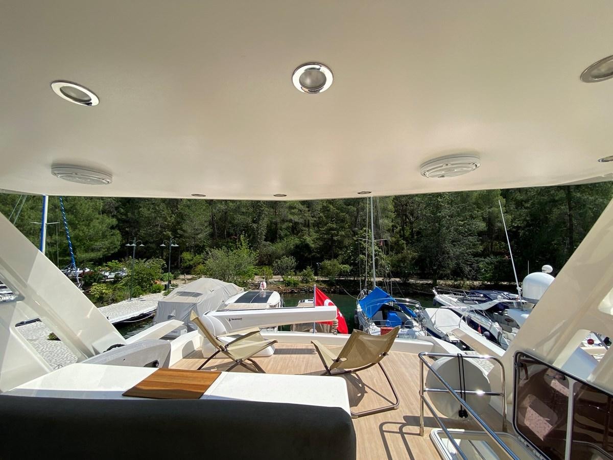inside of a building with a large white ceiling and a large white ceiling aboard MR CORN Yacht for Sale