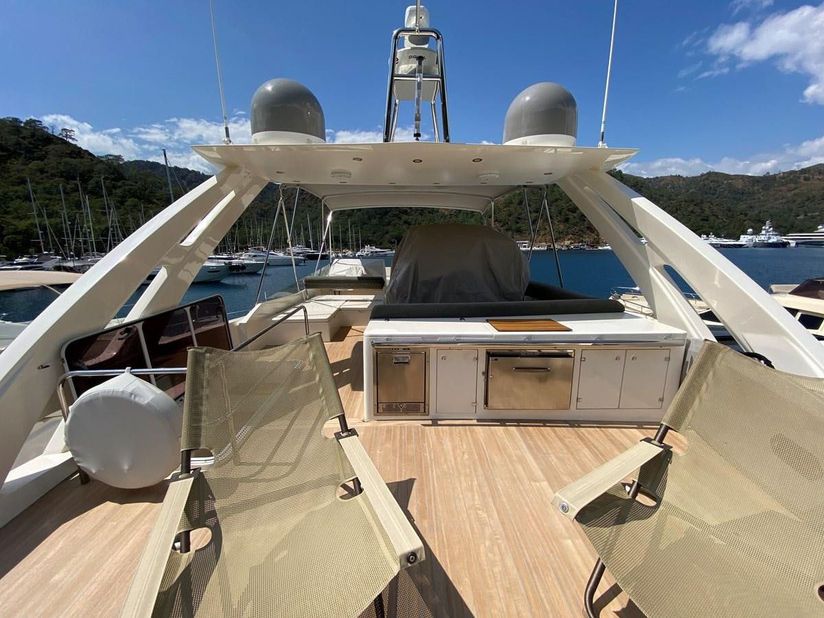 a boat on the water aboard MR CORN Yacht for Sale