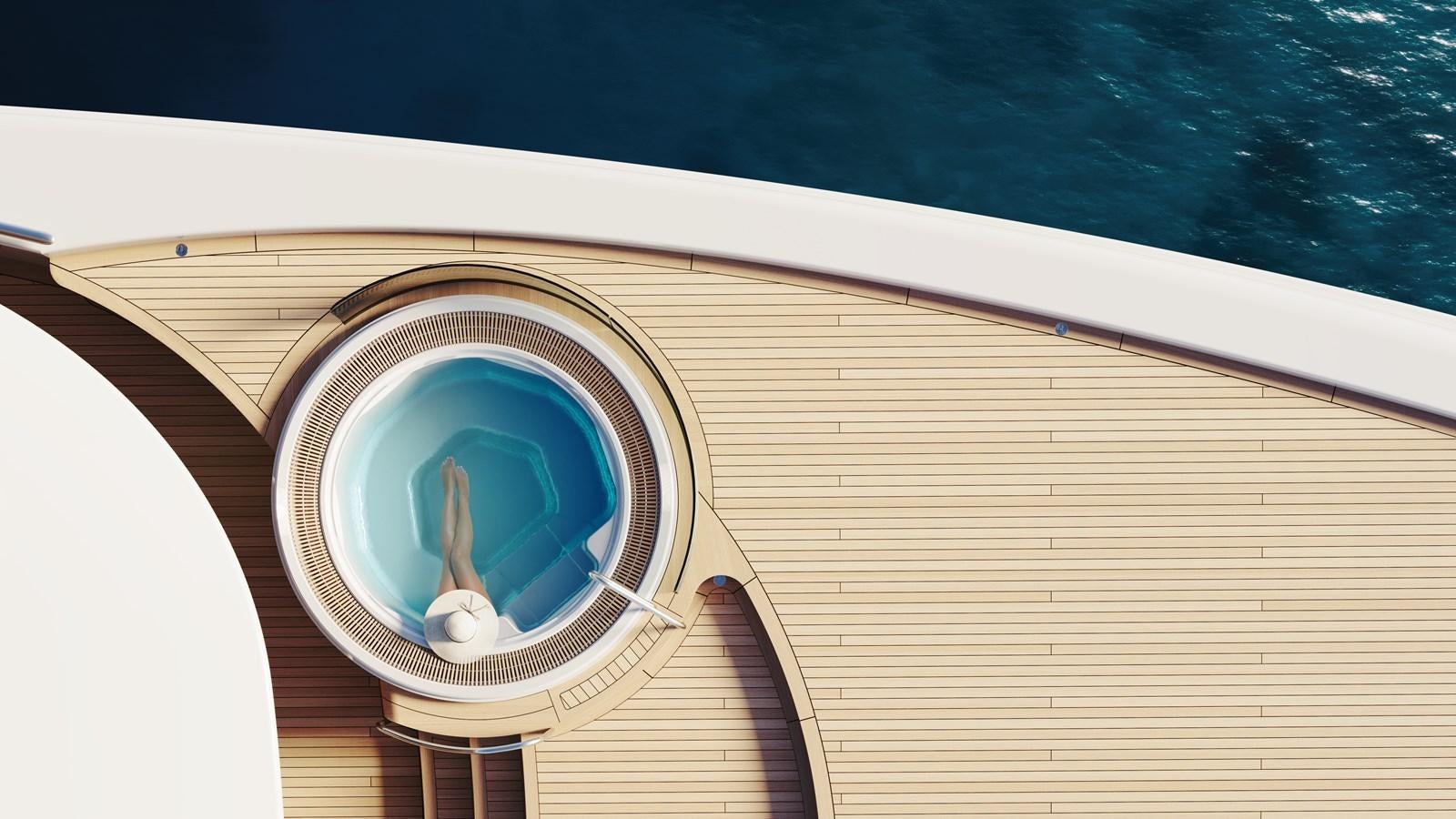 a close-up of a door aboard SAKURA Yacht for Sale