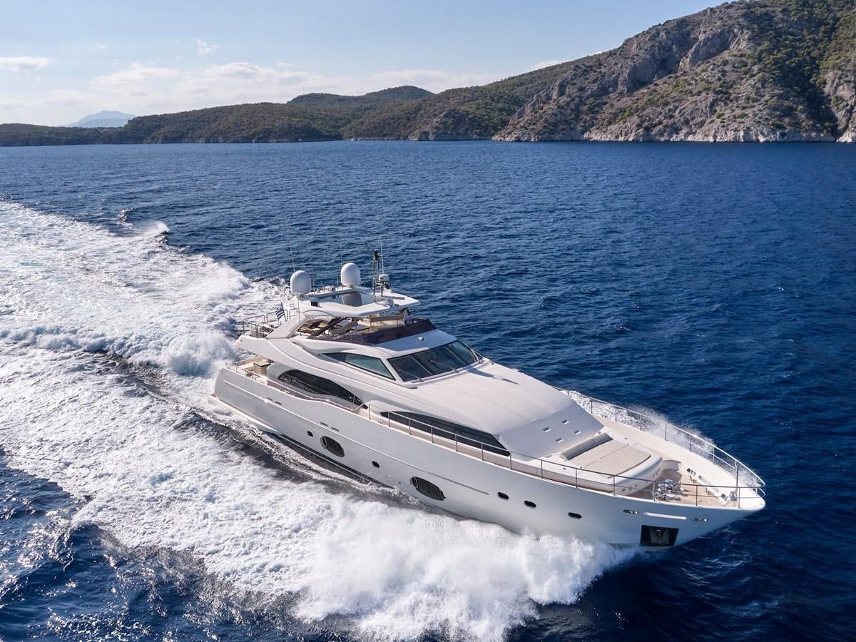 a boat on the water aboard SEVEN S Yacht for Sale
