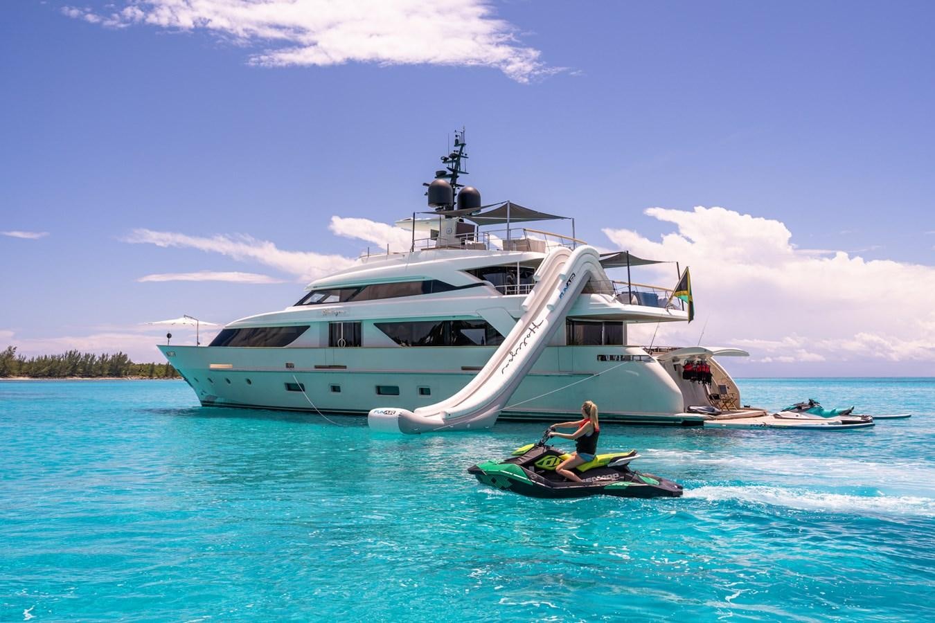 a boat in the water aboard HALCYON Yacht for Sale