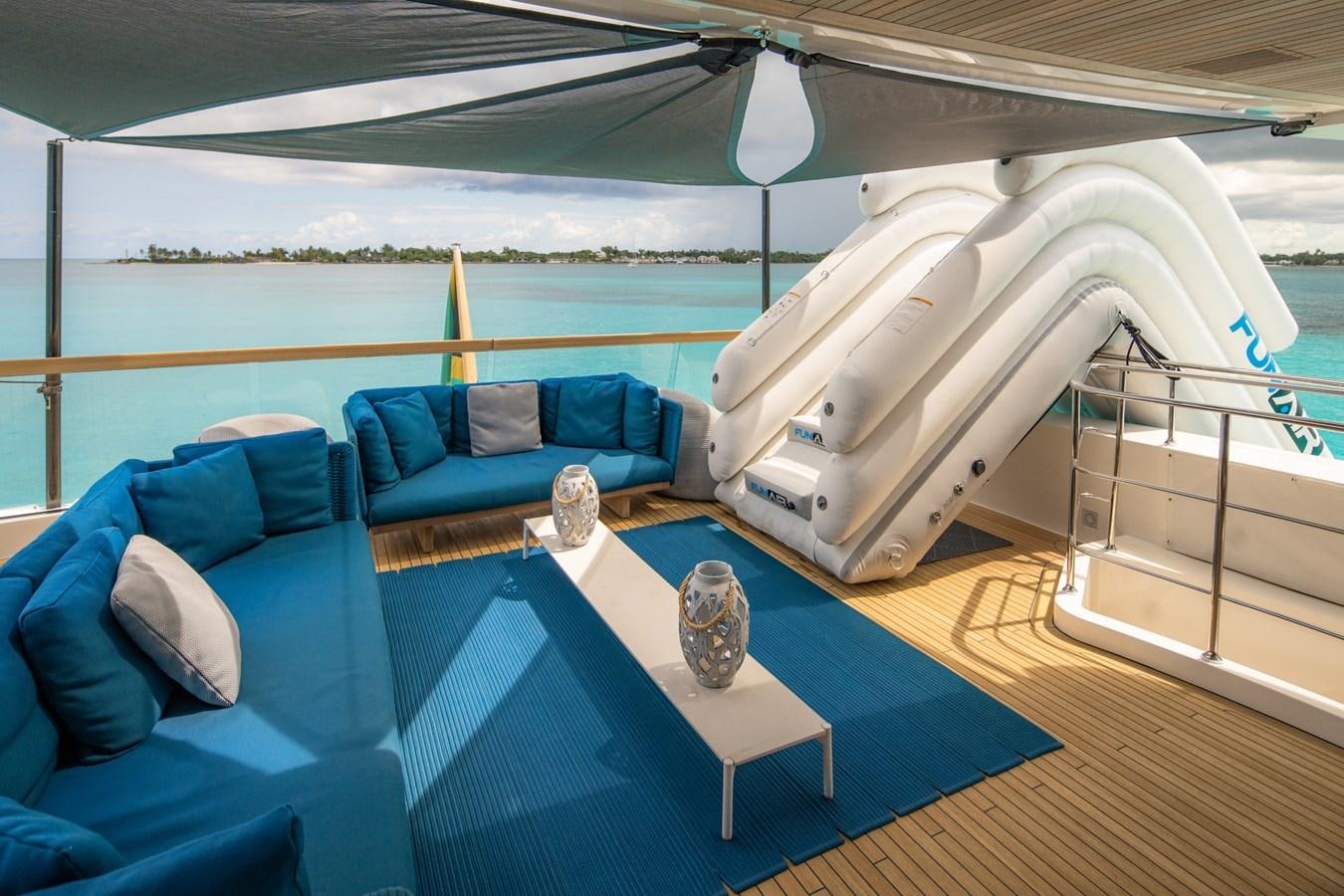 a boat on the water aboard HALCYON Yacht for Sale