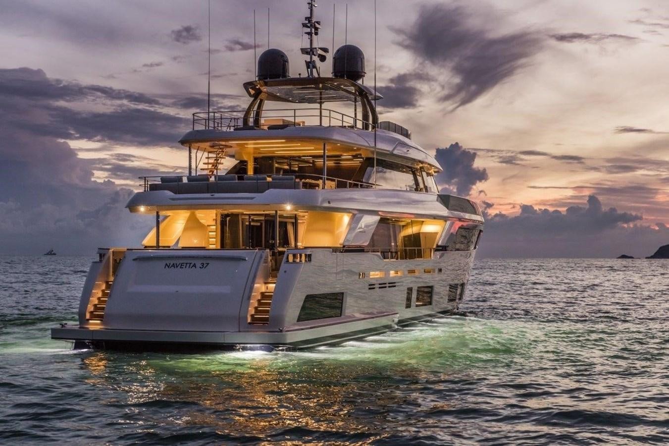 a boat in the water aboard "THIRTY SEVEN Yacht for Sale