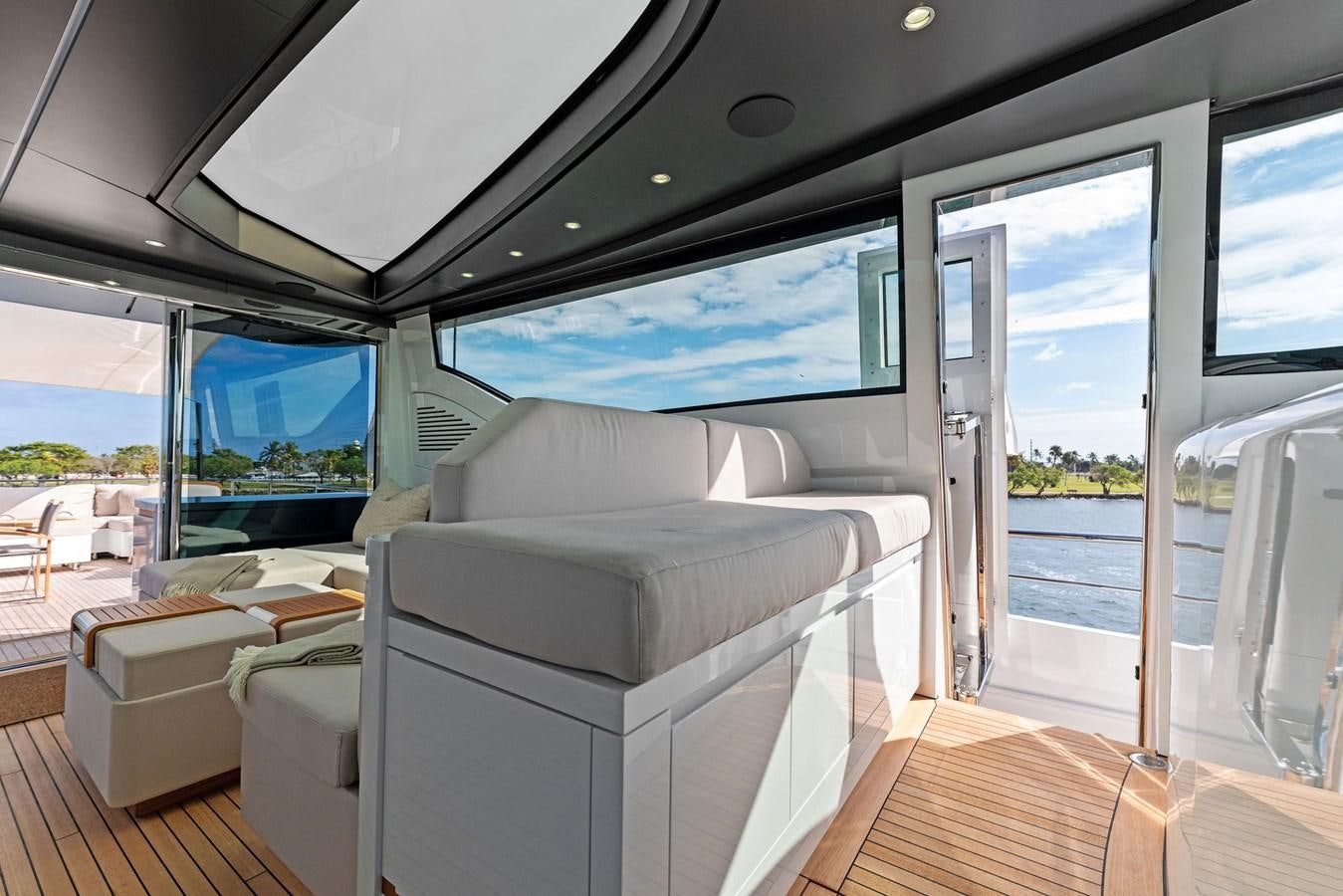 inside of a boat aboard LADY K Yacht for Sale