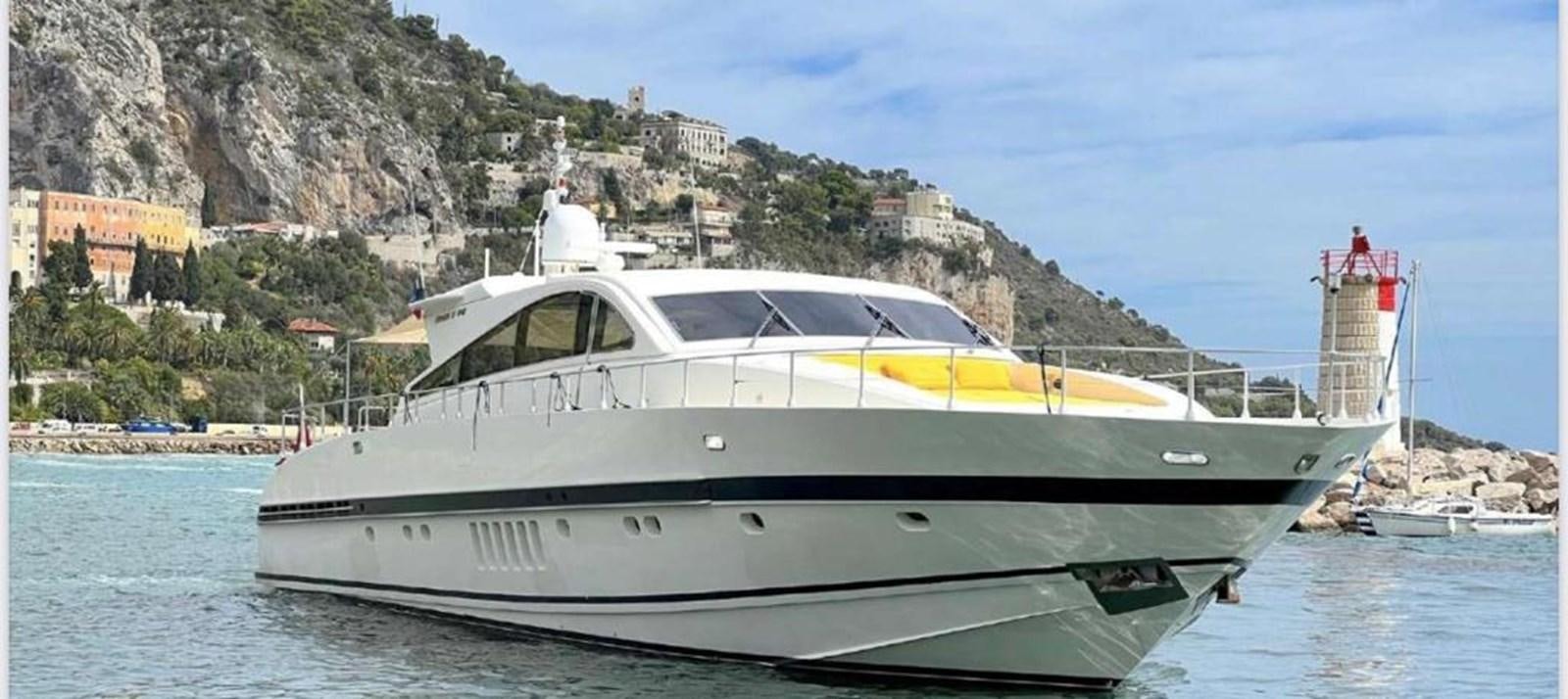 a boat on the water aboard DG Yacht for Sale
