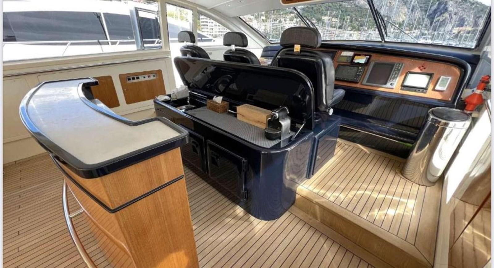 inside of a car aboard DG Yacht for Sale