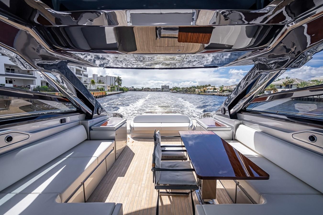 a boat on the water aboard JACQPOT Yacht for Sale