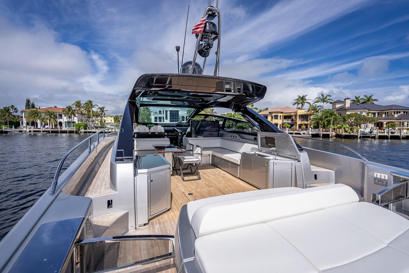 a boat on the water aboard JACQPOT Yacht for Sale