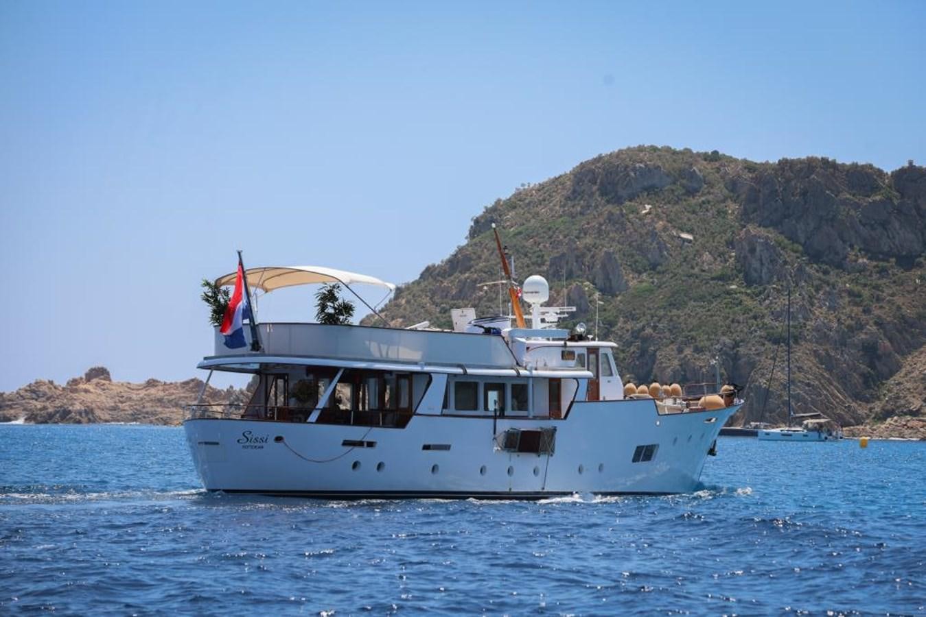 a boat on the water aboard SISSI Yacht for Sale