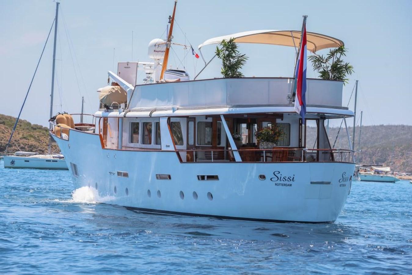 a boat on the water aboard SISSI Yacht for Sale