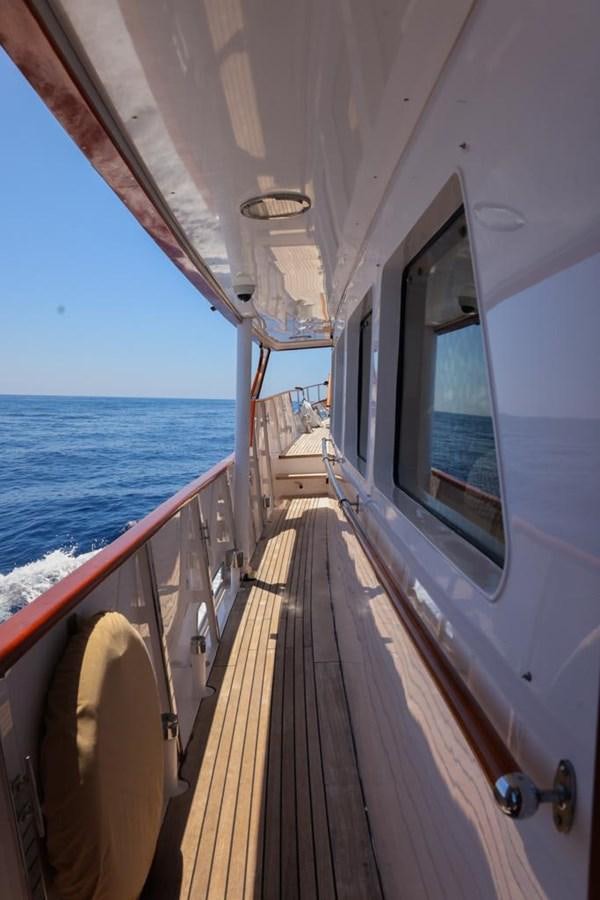 a boat on the water aboard SISSI Yacht for Sale