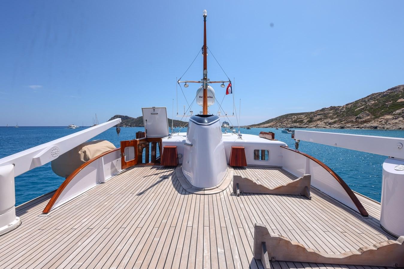 a boat on the water aboard SISSI Yacht for Sale