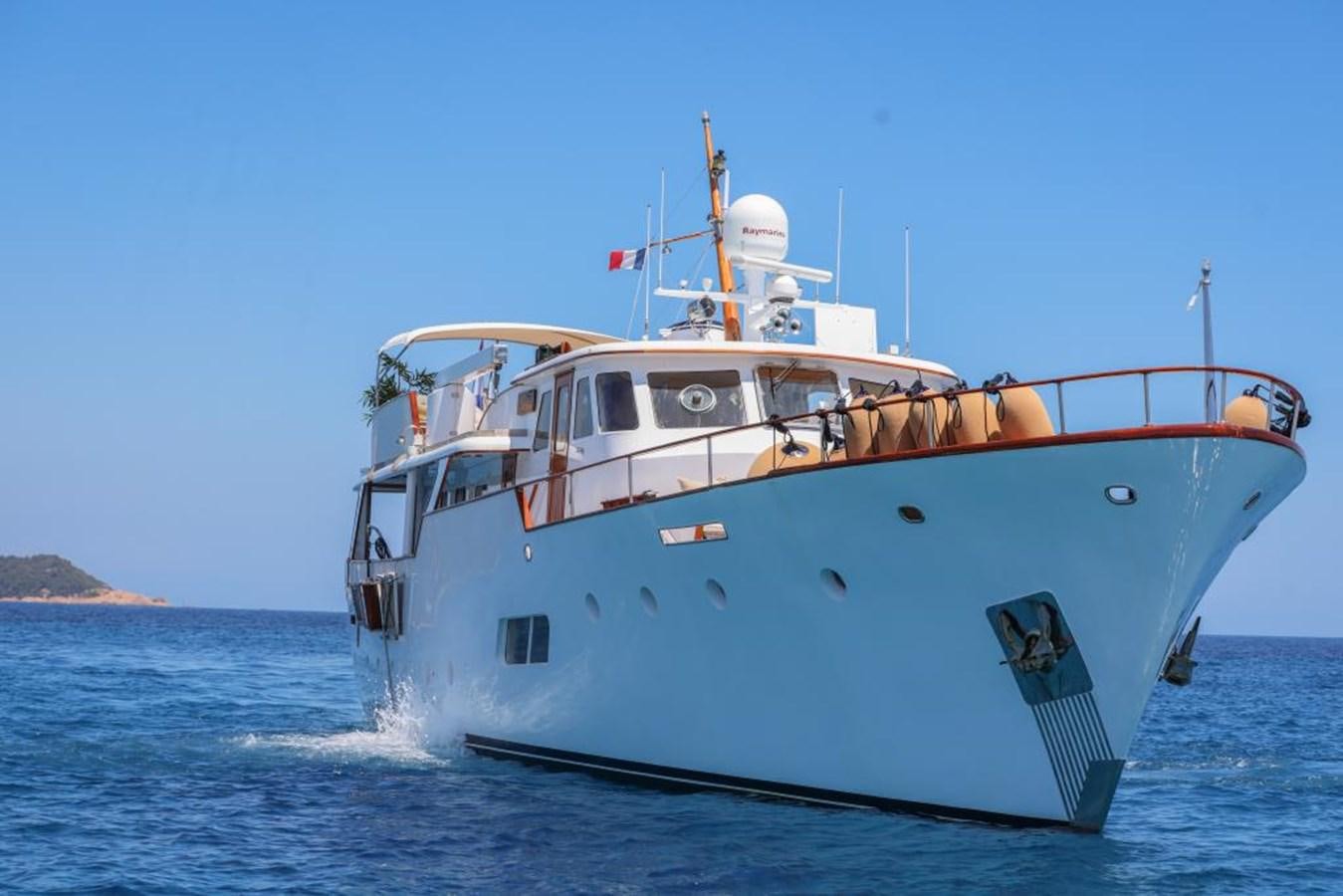 a boat on the water aboard SISSI Yacht for Sale