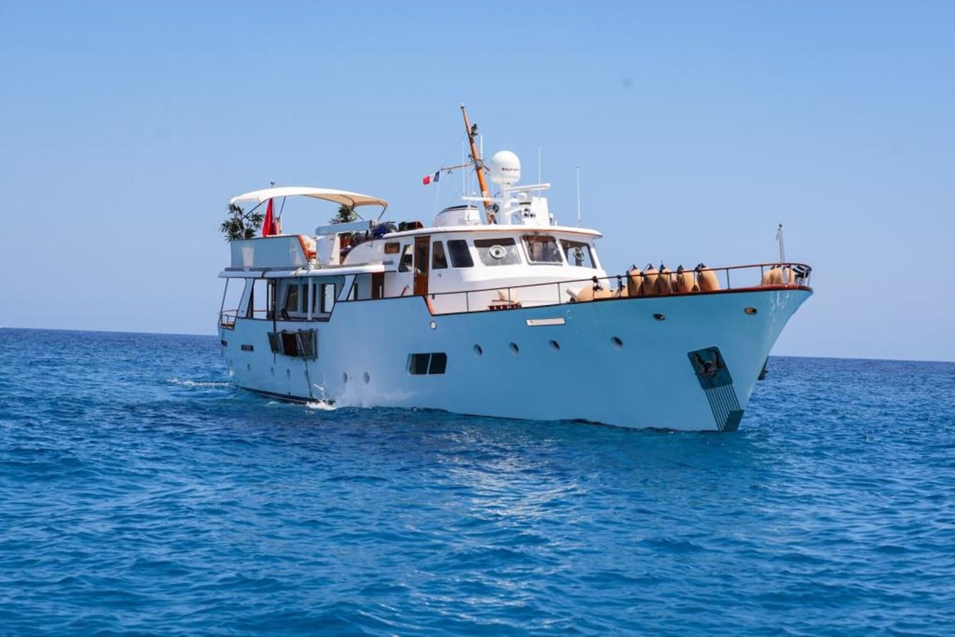 a boat in the water aboard SISSI Yacht for Sale