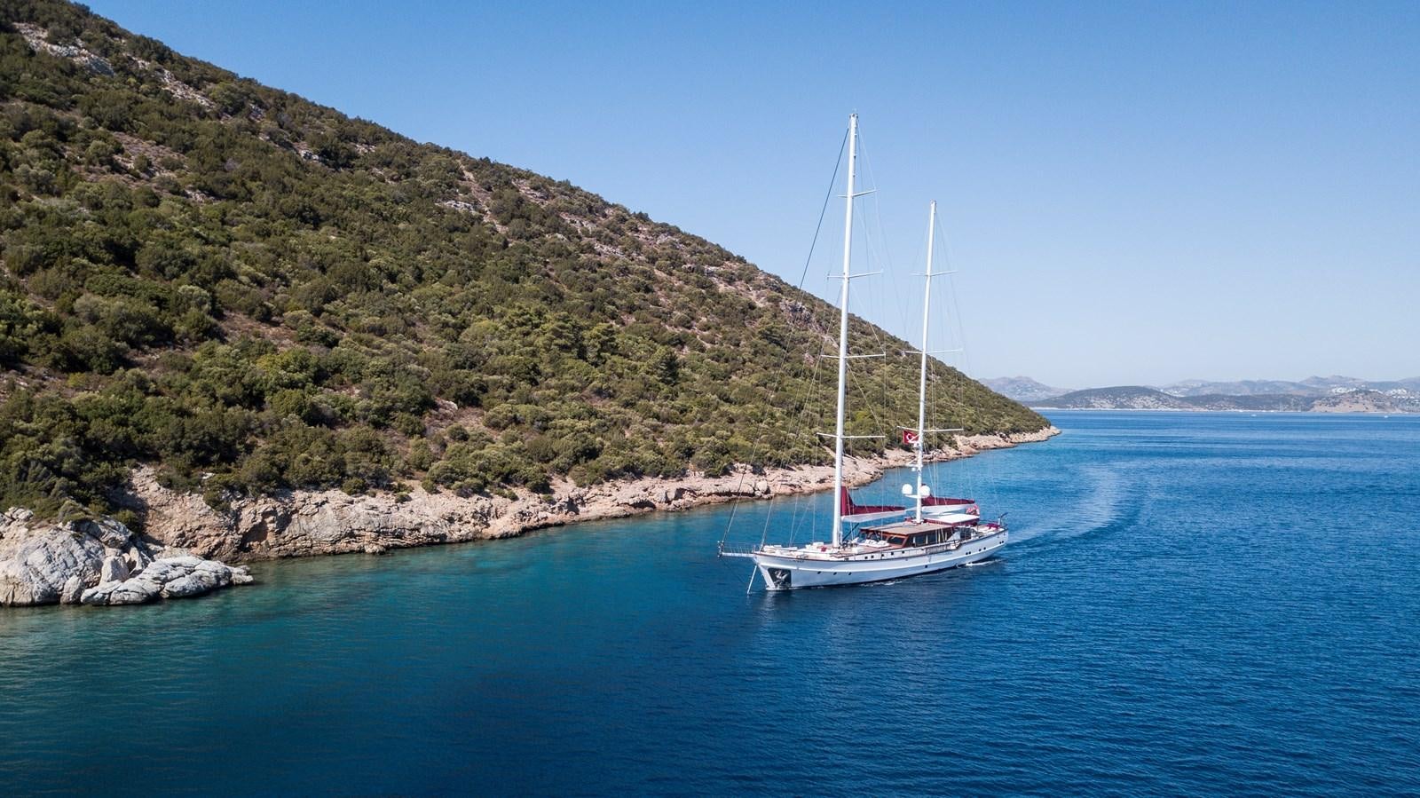 a boat sailing on the sea aboard THAT'S AMORE Yacht for Sale