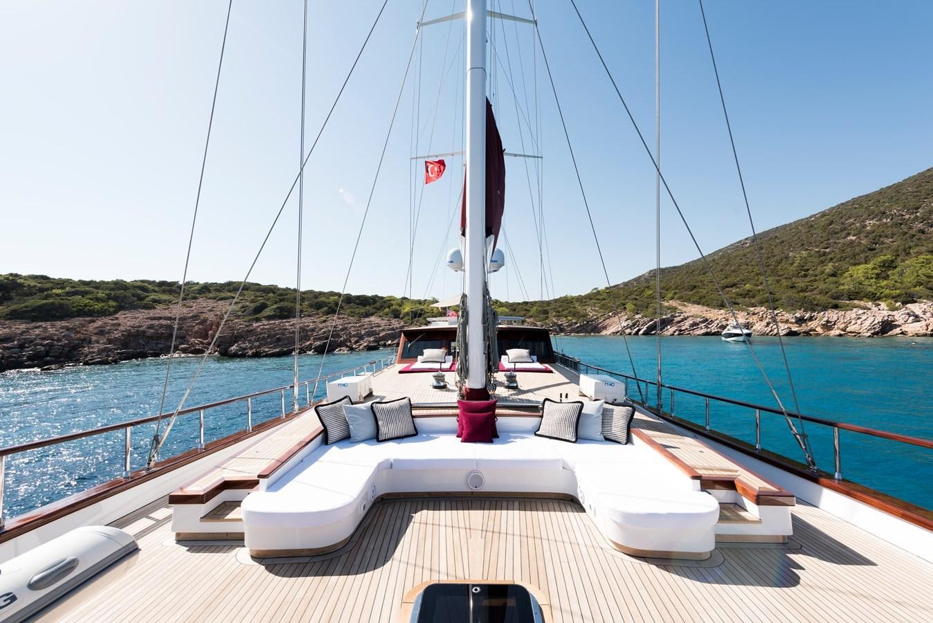 a boat on the water aboard THAT'S AMORE Yacht for Sale