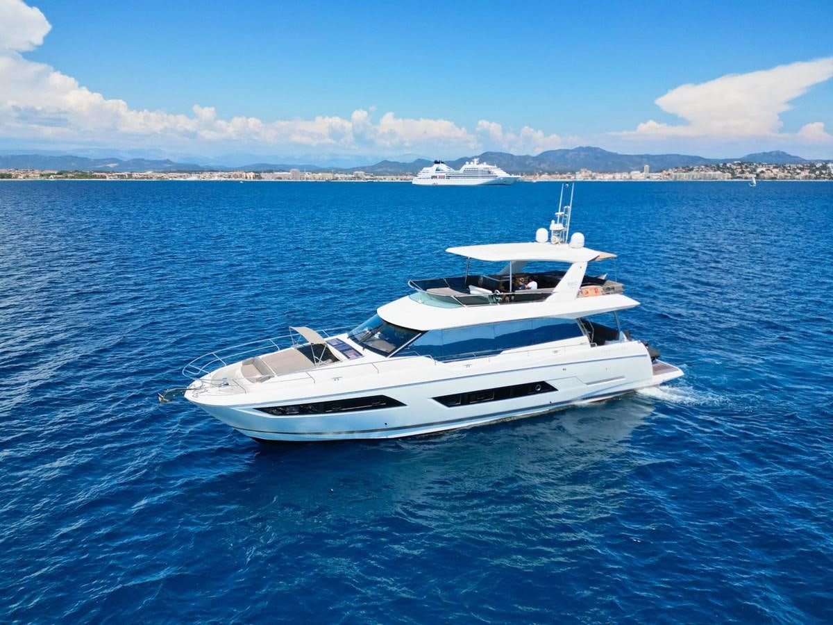 a white yacht in the water aboard ENDLESS SUMMER II Yacht for Sale