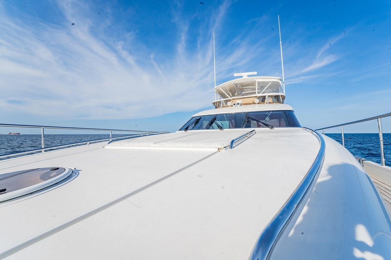 a boat on the water aboard HALF MINE Yacht for Sale