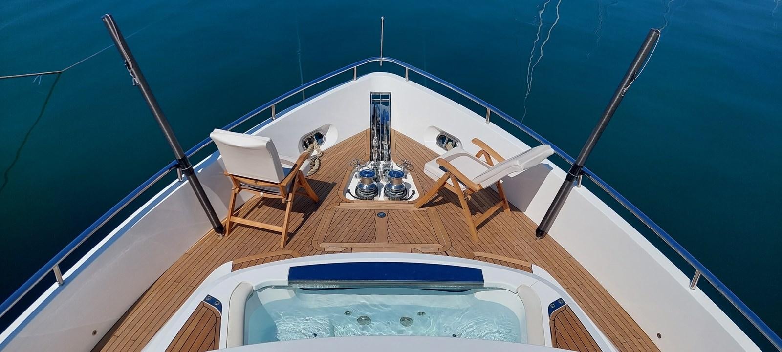 a boat on the water aboard PERLA Yacht for Sale
