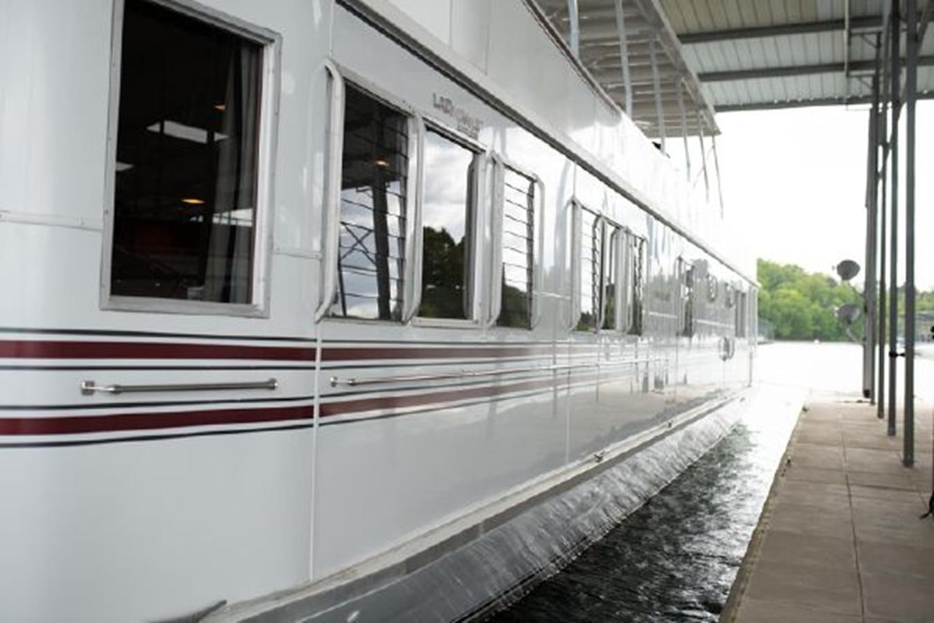 a train on the railway tracks aboard 88 LAZY DAYS BEACHEM Yacht for Sale