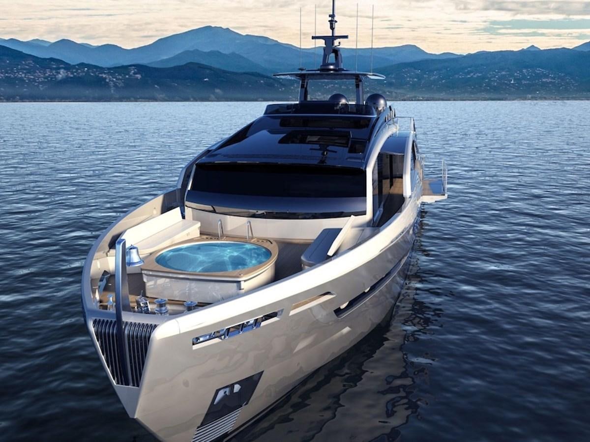 a boat on the water aboard PERSHING GTX 116 Yacht for Sale