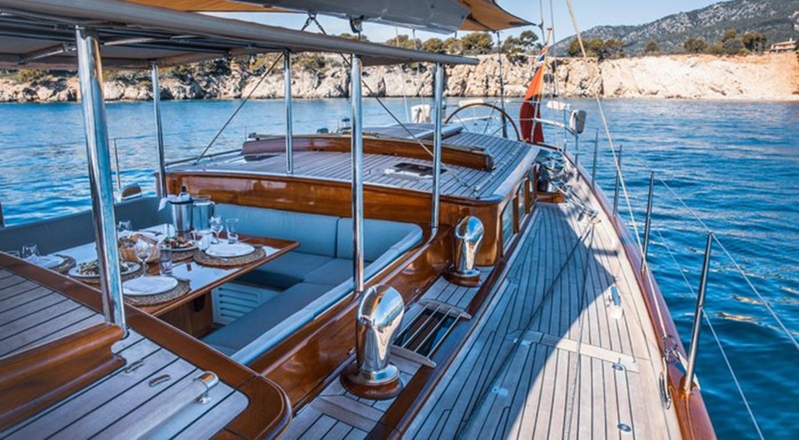 a boat on the water aboard ATALANTE Yacht for Sale