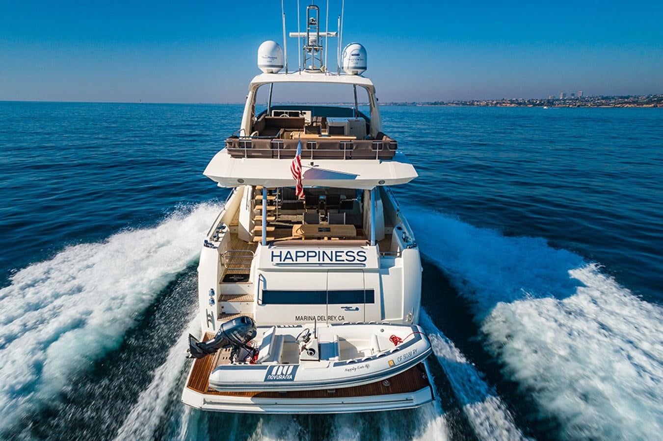 a boat on the water aboard 2018 PRESTIGE 680 Yacht for Sale