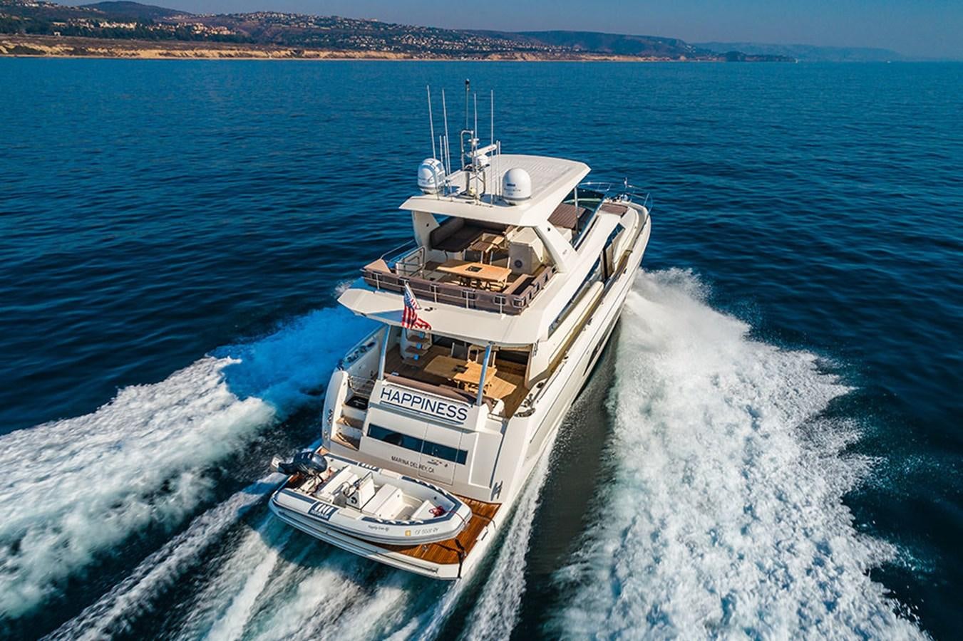 a boat on the water aboard 2018 PRESTIGE 680 Yacht for Sale
