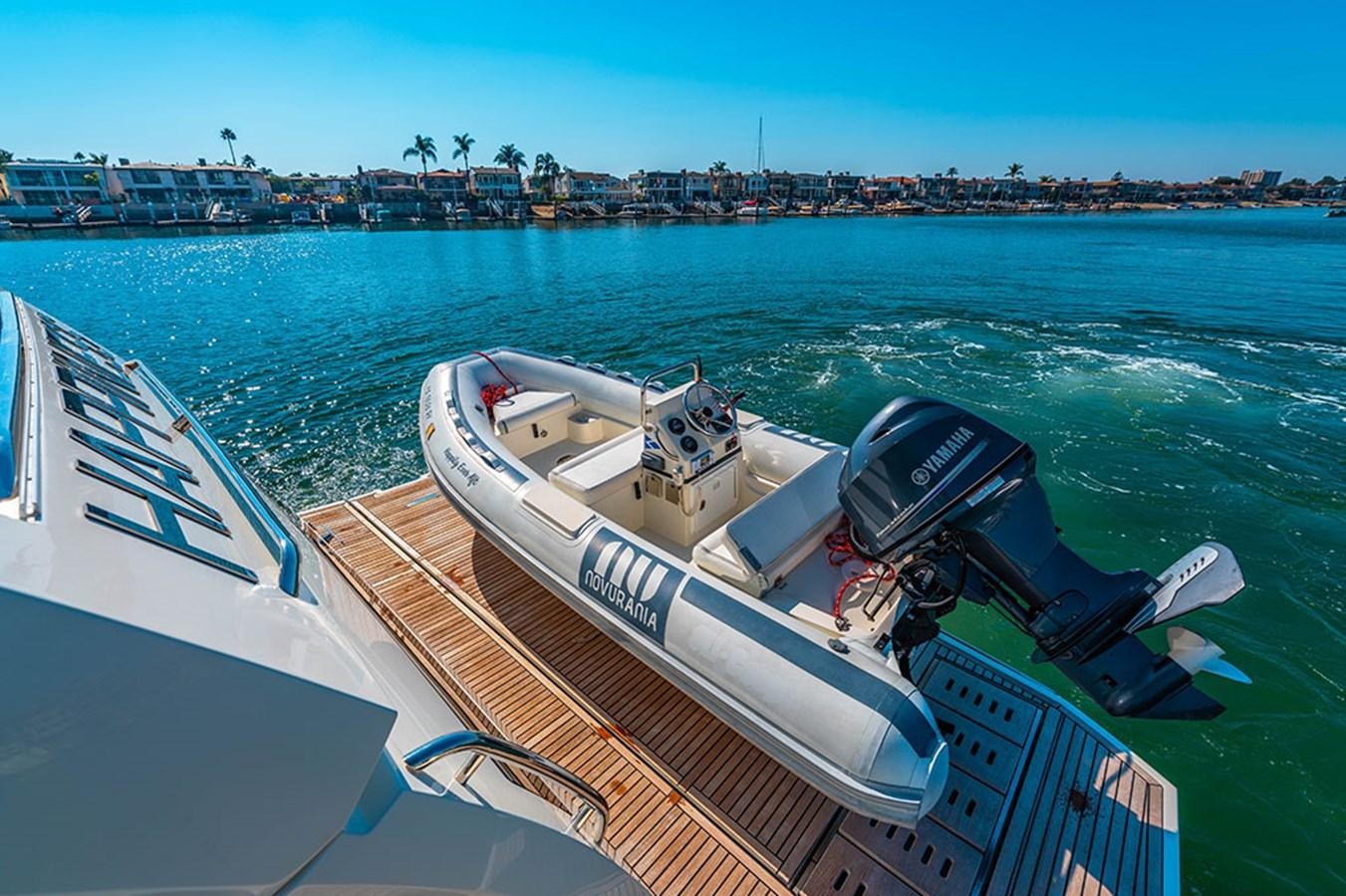a boat on the water aboard 2018 PRESTIGE 680 Yacht for Sale