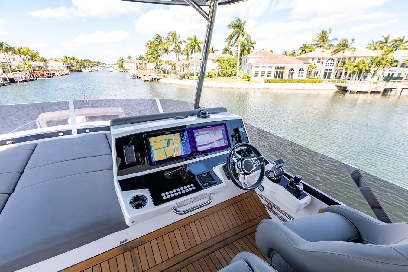 a boat on the water aboard NAVAL Yacht for Sale