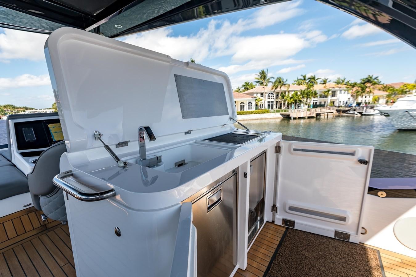 a boat on the water aboard NAVAL Yacht for Sale