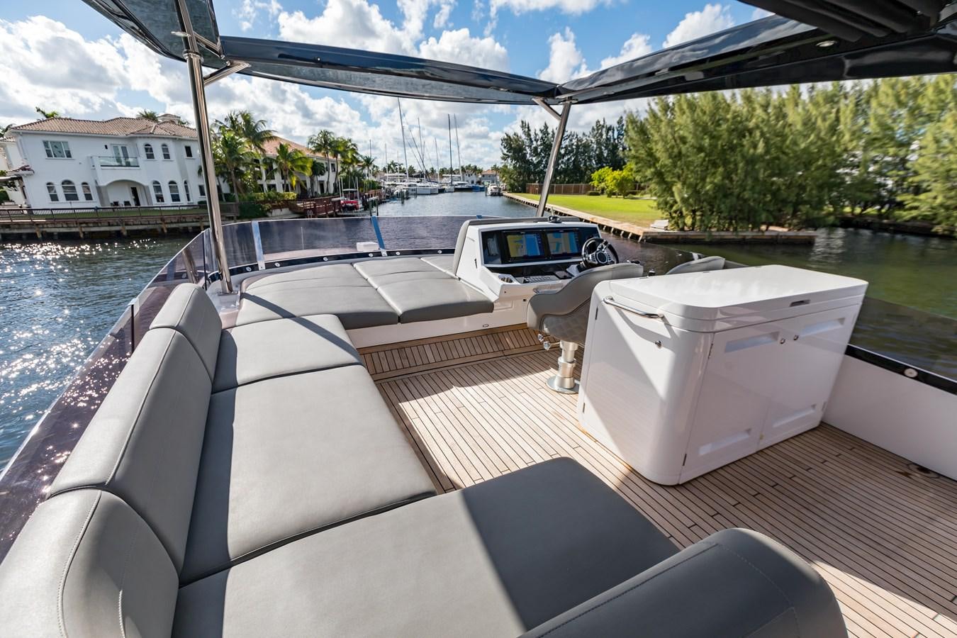 a boat on the water aboard NAVAL Yacht for Sale