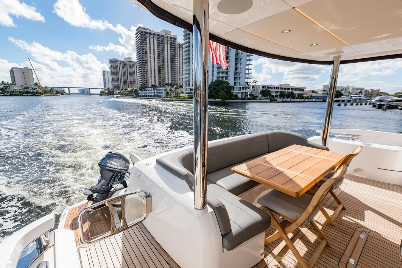 a boat on the water aboard NAVAL Yacht for Sale