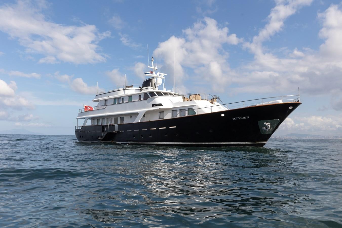a boat in the water aboard SOUNION II Yacht for Sale