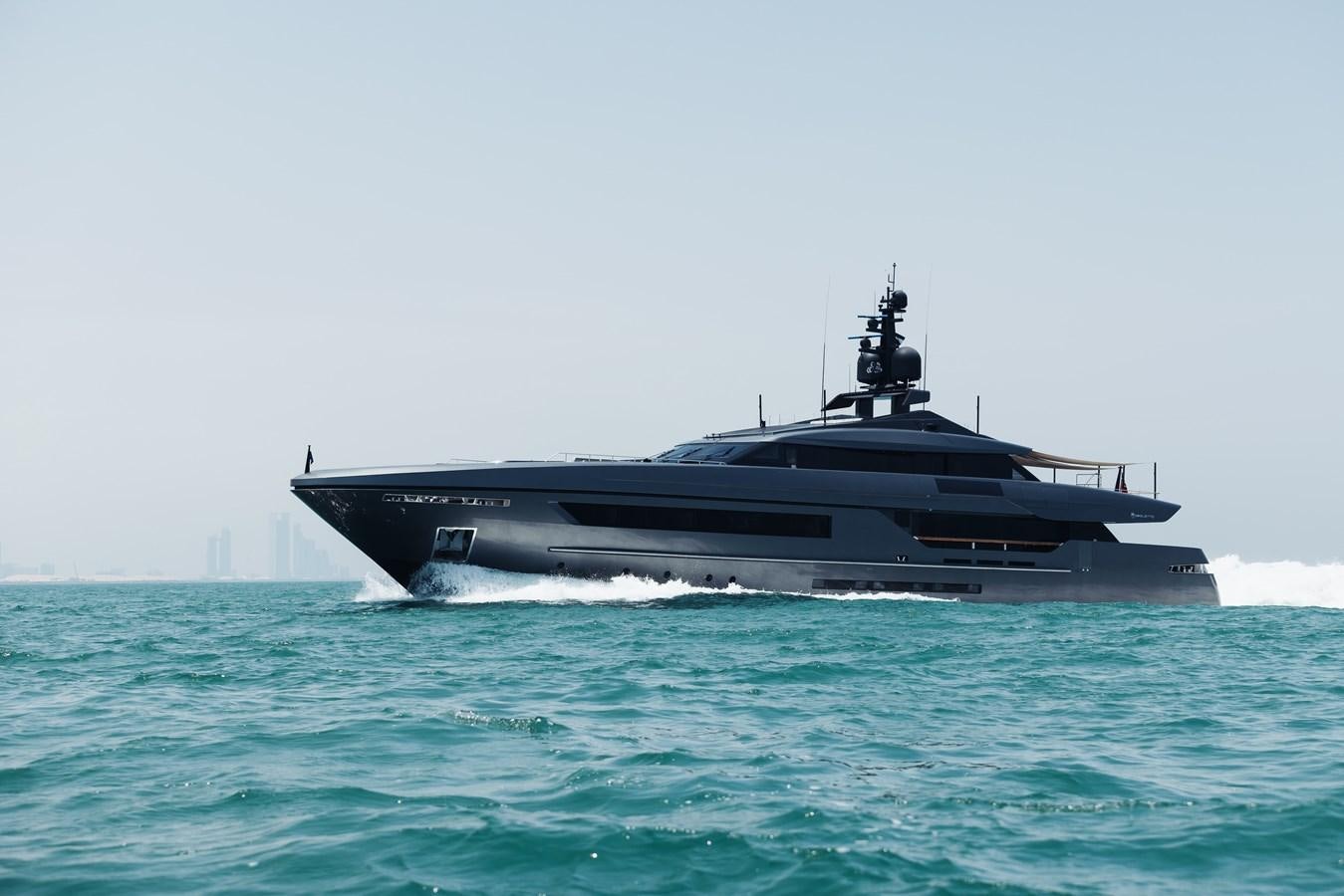 a boat in the water aboard LUCKY ME Yacht for Sale