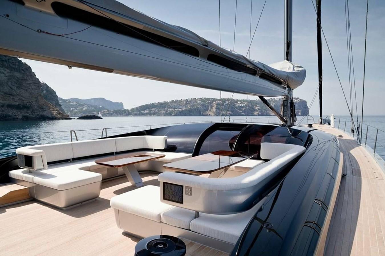 a boat on the water aboard RIBELLE Yacht for Sale