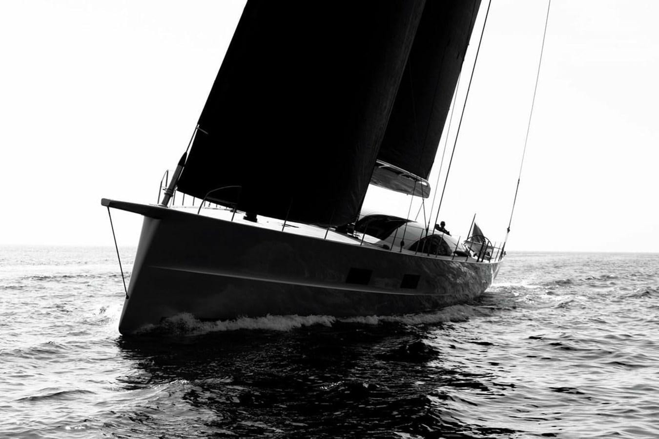 a sailboat on the water aboard RIBELLE Yacht for Sale