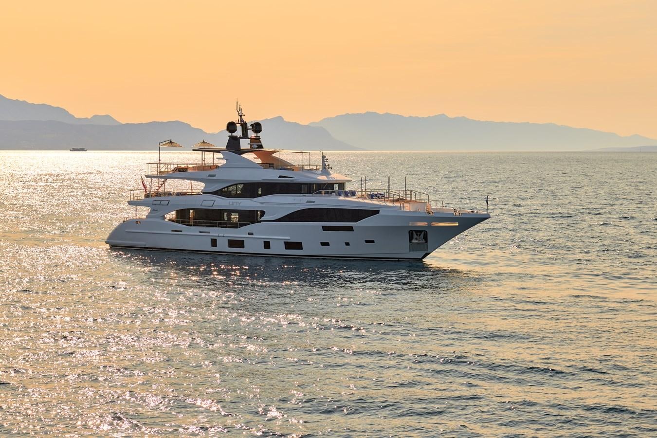 a boat in the water aboard UNY Yacht for Sale