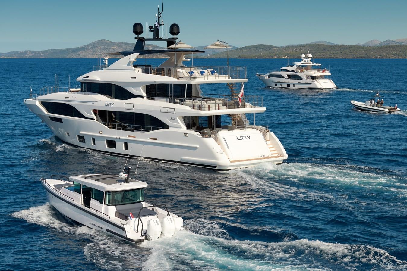 a boat on the water aboard UNY Yacht for Sale