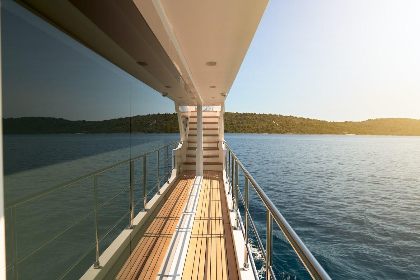 a boat on the water aboard UNY Yacht for Sale