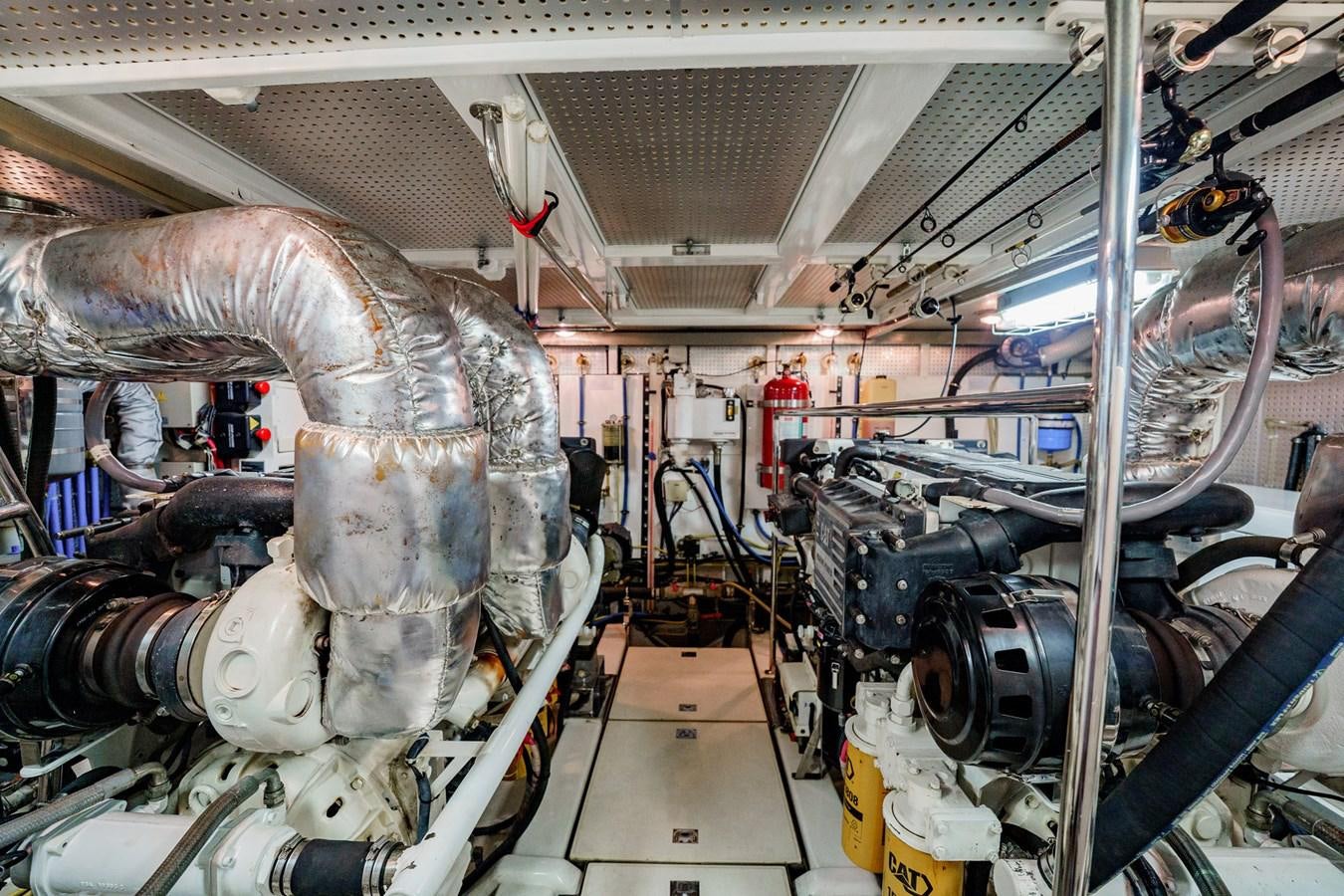 a factory with machinery aboard THREE OF A KIND Yacht for Sale