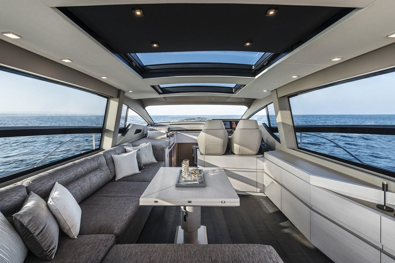 inside of a car aboard NANCE Yacht for Sale