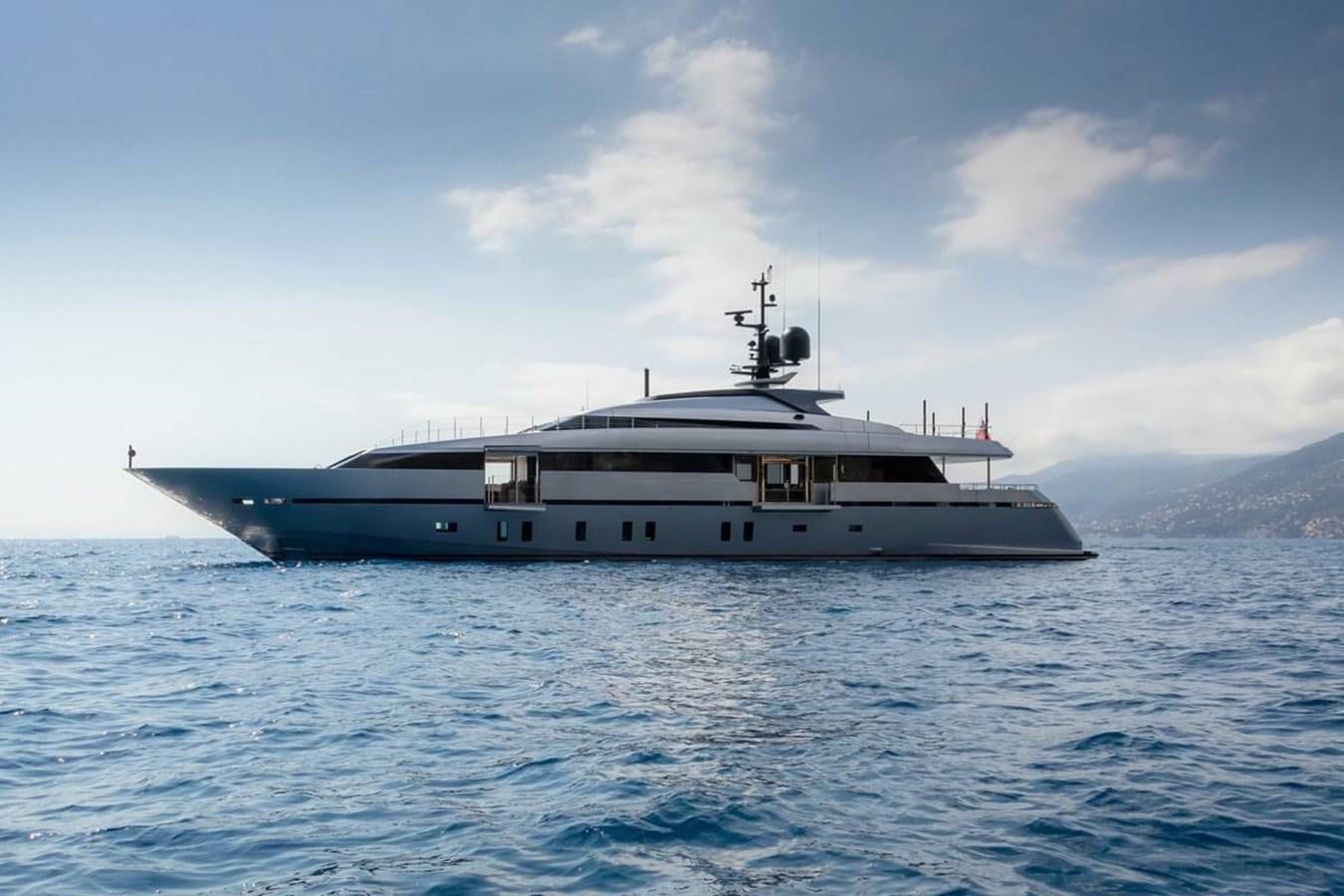 a boat in the water aboard LADY A Yacht for Sale