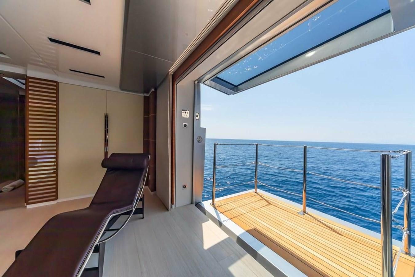 a boat on the water aboard LADY A Yacht for Sale